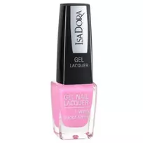 IsaDora Gel Lacquer, Glossy Finish, Nail Polish, 222, Pink Bomb, 6 ml