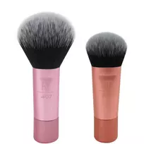 Real Techniques Mini Brush Duo for Foundation  AND  Blush - 2 Pieces