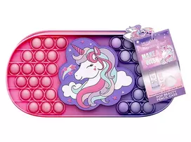 Baylis  AND  Harding Beauticology Cosmic Unicorn Pop Beauty Pencil Case Gift Set in Clear