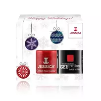 Jessica Winter Set: Professional GELeration Semi-Permanent Nail Polish, Hearts on Fire, 15 ml + Custom Colors, Nail Polish, Hearts on Fire, 14.8 ml