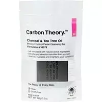Carbon Theory Charcoal and Tea Tree Oil Breakout Control Facial Cleansing Bar 100g – No Color