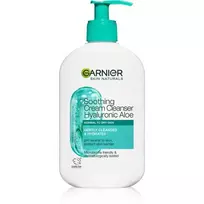 Garnier Skin Naturals Hyaluronic Aloe Soothing Cleansing Cream with Hyaluronic Acid, 250 ml