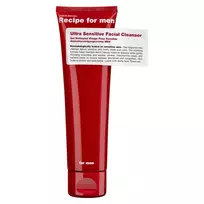 Recipe For Men Ultra Sensitive Facial Cleanser, Fragrance-Free, Gentle Cleansing, Cleansing Gel, for Face, 100 ml