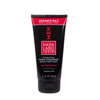 Hada Labo Tokyo Men's Hyaluronic Acid Cleansing Foam, Eliminates Impurities, 150 ml