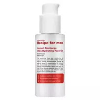 Recipe For Men Instant Recharge Hyaluronic Acid Gel Moisturizer, 75 ml