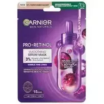 Garnier Skin Naturals Pro-Retinol Smoothing Serum Mask - A smoothing facial mask.
