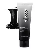 Coxir TXA Mucin Pore Mask Cleanser L Tranexamic Acid, Charcoal, Black Rice, Black Gelato Texture L Wash-Off Mask, Moisturizing, Pore Purifying, Black