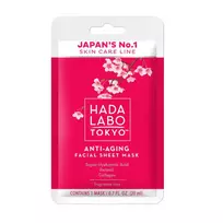Hada Labo Tokyo Hada Labo Hyaluronic Acid  AND  Collagen Anti-Aging Sheet Mask, Face, Day, 20 ml