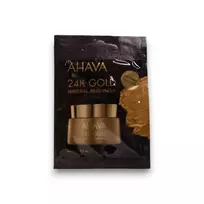 Ahava Single-Use 24K Gold Mineral Mud Mask, Hydrating for Face, 6 ml