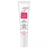 Hada Labo Tokyo Hada Labo, Hyaluronic Acid  AND  Collagen, Anti-Wrinkle Day  AND  Night Eye Cream, 15 ml