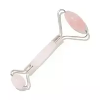 Daily Concepts Daily Facial Roller, Two Stone Heads, Rose Quartz, 1 Count