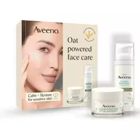 Aveeno Set Regalo Bellezza, Calm+Restore! Skincare Gift Set for Dry and Sensitive Skin (Facial Care Set)
