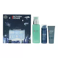 Biotherm Set: Aquapower Hydrating Gel for Face, 75 ml + Homme Purifying Cleansing Gel for Face, 40 ml + Homme Shaving Foam, 50 ml