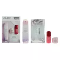 Shiseido Set: Brightening Essentials, Pigment-Correcting Serum, For Face, 50 ml + Brightening Essentials, Hydrating Serum, For Face, 10 ml *Miniature + Brightening Essentials, Hydrating Gel Cream, For