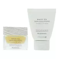 Elizabeth Arden Set: White Tea Skin Solutions, Purifying Cleansing Cream, 50 ml + White Tea Skin Solutions, Replenishing Gel Cream, for Face, 50 ml