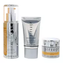 Elizabeth Arden Set: Prevage - Anti-Aging, Daily Serum, 30 ml + Prevage - Anti-Aging, Overnight Cream, 15 ml + Prevage - Anti-Aging, Moisturizing Day Cream, Face, SPF 30, 15 ml