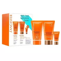 Lancaster Get The Golden Tan! Set: Golden Tan Maximizer, Buriti Oil, Anti-Wrinkle, After-Sun Serum, 3 ml + Golden Tan Maximizer, Hydrating  AND  Soothing, After-Sun Lotion, 15 ml + Sun Beauty, UV Prot
