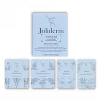 Joliderm Weekend Set: Coconut Water Hydrating Sheet Mask for Face + Contouring Under-Eye Mask Patch + Green Tea Oxygenating  AND  Purifying Sheet Mask for Face + Anti-Blackheads Local Treatment Patch