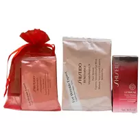 Shiseido Eye2Eye Set: Ultimune Power Infusing Energizing Serum, for Face, 5 ml + Benefiance WrinkleResist24 Retinol Smoothing Under-Eye Mask Patch, 2 x 12 pcs