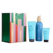Ahava Wave of Hydration Trio Set: Dead Sea Water Hand Cream, 100 ml + Dead Sea Water Shower Gel, 40 ml + Sea Kissed Body Lotion, 250 ml