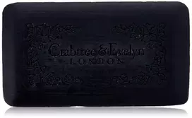 Crabtree  AND  Evelyn Black Sea Mud and Seaweed Scented Soap Bar, 158 g