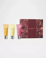 Molton Brown London Unisex 3 x 1.4oz Floral  AND  Spicy Hand Care Gift Set