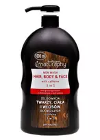 Naturaphy Shampoo shower gel 1000ml with caffeine, men's.