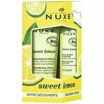 Nuxe Sweet Lemon Hand  AND  Lip Set – Gift Set.