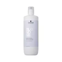 Schwarzkopf Professional Blondme Bond Repair Purple Shampoo for Blonde Hair, 1000 ml