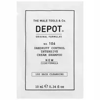 Depot 100 Hair Cleansing No. 106 Clear Formula, Pro-Vitamin B5, Anti-Dandruff Hair Shampoo, 10 ml