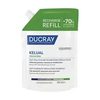 Ducray Kelual Squanorm, Hair Treatment Shampoo, Anti-Dandruff, For Scalps with Oily Dandruff, Refill, 400 ml