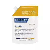 Ducray Kelual Squanorm, Hair Treatment Shampoo, Anti-Dandruff, For Dry Dandruff-Prone Scalp, Refill, 400 ml