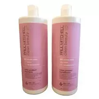 Paul Mitchell Clean Beauty Color Protect Conditioner. Replenishes and extends color vibrancy for color-treated hair. 33.8 fl. oz