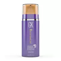 GK Hair Global Keratin GKhair Leave-In Bombshell Cream 100ml for Blonde Hair – Smoothing Cream that Removes Yellow and Brassy Tones, and Eliminates Frizz and Flyaways