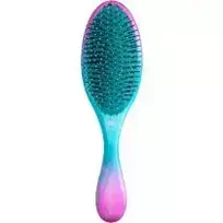 Olivia Garden AuroraBlue detangling hair brush for medium-thickness hair.
