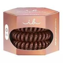 Invisibobble Original Premium Hair Ties, Pretzel Brown, 3 Pieces