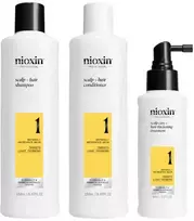 Nioxin System 1 – Kit - Treatment for Naturally Weakened Hair, 3 Units