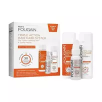 Foligain COMPLETE HAIR REGROWTH SYSTEM for Men with Trioxidil® (3-Piece Starter/Trial Set)
