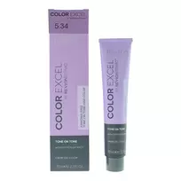 Revlon Color Excel, Demi-Permanent Hair Dye, 5.34 Light Golden Copper Brown, 70 ml