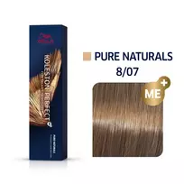 Wella Professionals Koleston Perfect Me+, Permanent Hair Dye, 8/07 Light Blonde Natural Chestnut, 60 ml