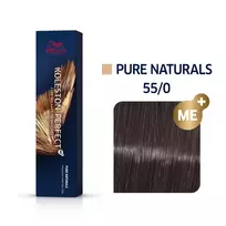 Wella Professionals Koleston Perfect Me+ Permanent Hair Dye, 55/0 Light Chestnut Natural Intense, 60 ml