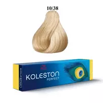 Wella Professionals Koleston Perfect, Permanent Hair Dye, 10/38 Bright Light Blonde Golden Blue, 60 ml