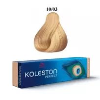 Wella Professionals Koleston Perfect, Permanent Hair Dye, 10/03 Bright Natural Golden Blond, 60 ml