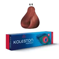 Wella Professionals Koleston Perfect Permanent Hair Dye, 6/4 Dark Blonde Red, 60 ml