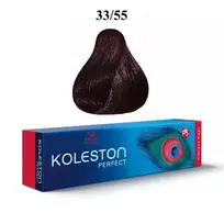 Wella Professionals Koleston Perfect Permanent Hair Dye, 33/55 Dark Chestnut Intense Mahogany, 60 ml