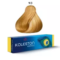 Wella Professionals Koleston Perfect Permanent Hair Dye, 9/3 Very Light Blonde Gold, 60 ml