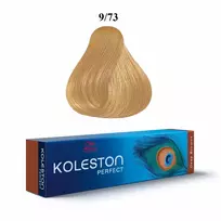 Wella Professionals Koleston Perfect, Permanent Hair Dye, 9/73 Bright Blond Golden Chestnut, 60 ml