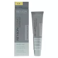 Revlon issimo Colorsmetique, Hyaluronic Acid, Permanent Hair Dye, 6.34 Dark Coppery Gold Blonde, 60 ml