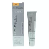 Revlon Issimo Colorsmetique, Permanent Hair Dye, 5.4 Light Copper Brown, 60 ml
