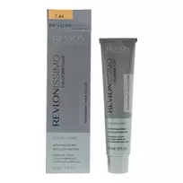 Revlon Issimo Colorsmetique, Permanent Hair Dye, 7.44 Medium Intensive Copper Blonde, 60 ml